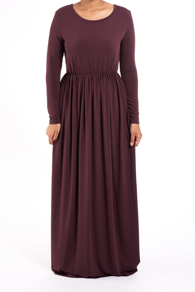 Vamp Milk Silk Maxi Dress / (SHORT) Kabayare
