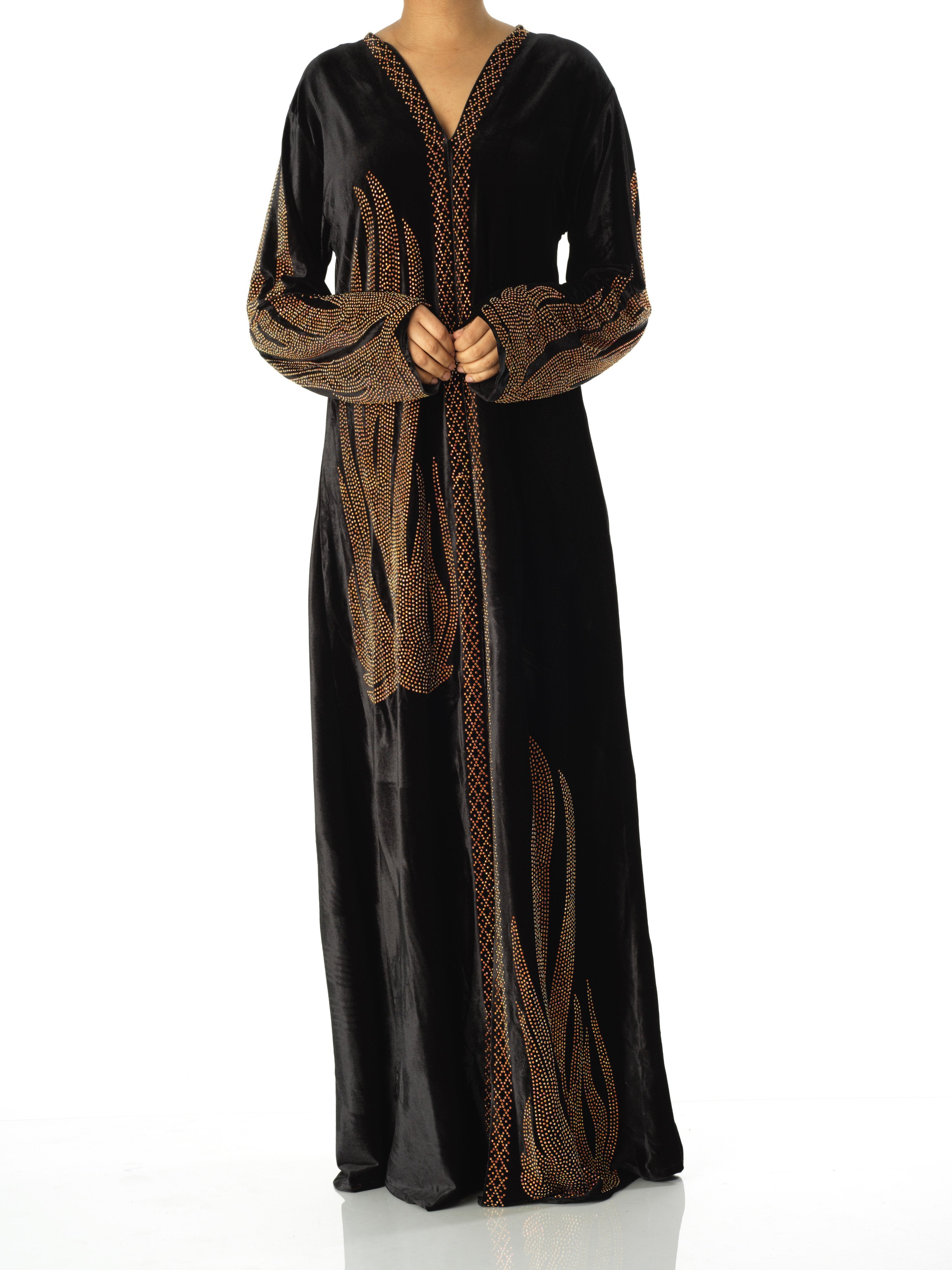 Velvet kimono abaya Kabayare