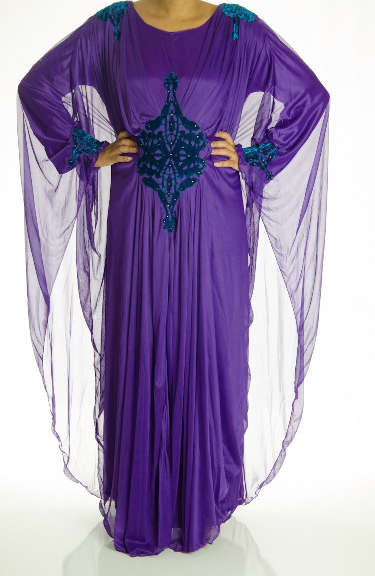 Velvet Masquerade Kaftan Dress Kabayare