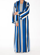 Vertical Stripes Kimono Cardigan Kabayare
