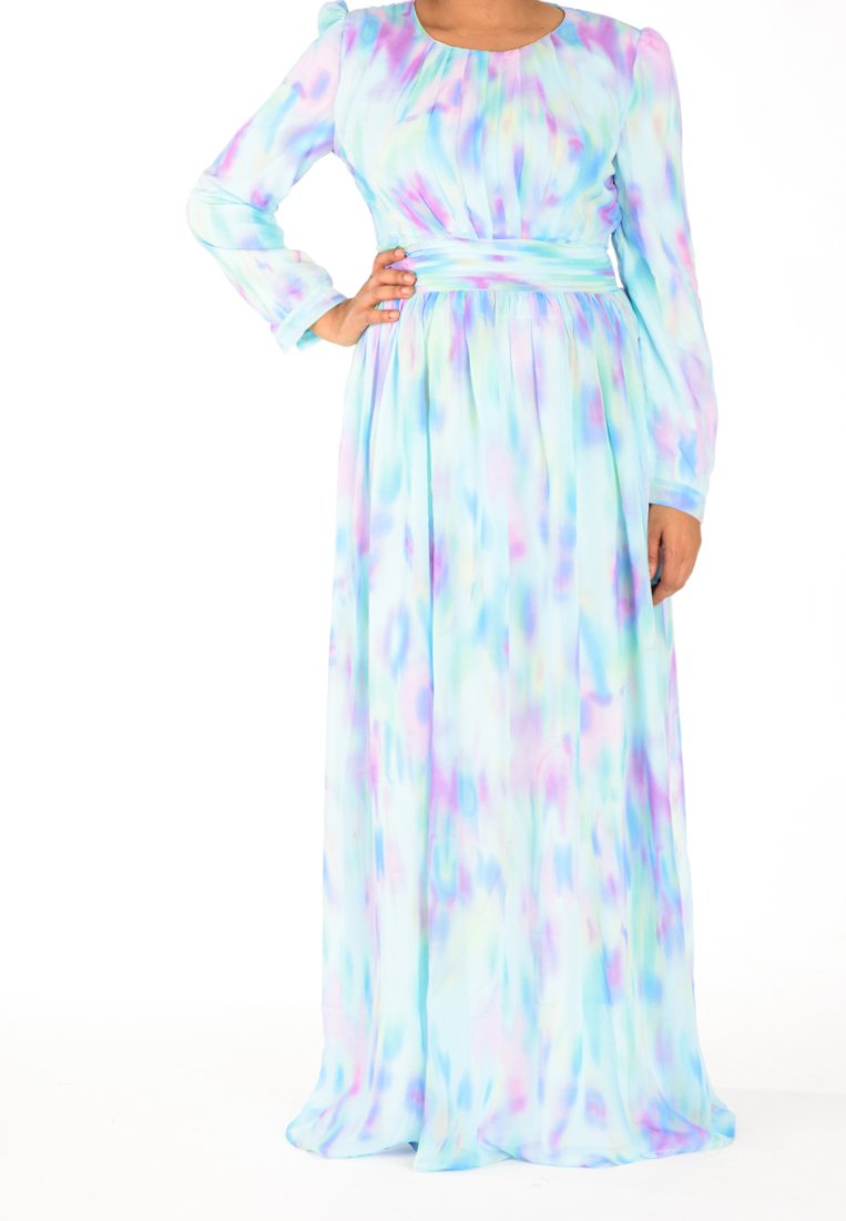 Water-Color chiffon dress Kabayare