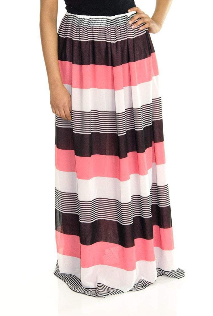 Water -color Maxi Skirt Kabayare