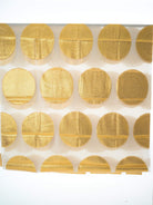 White and gold Spiral fransawi inspired Dirac set Kabayare