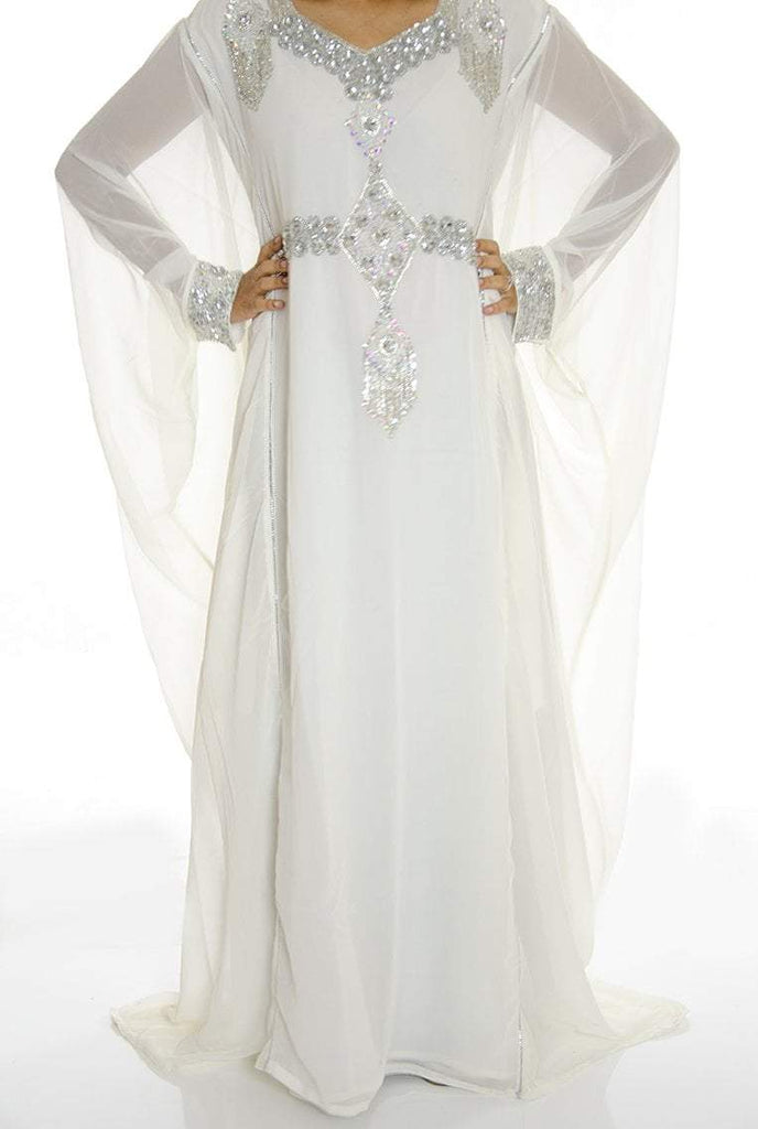 White JILABIYA KHALEEJI Kabayare