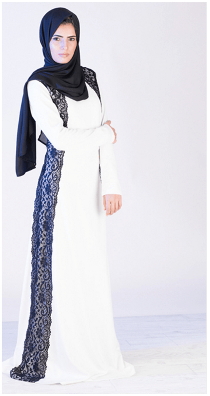 White Macramé Lace Dress Kabayare