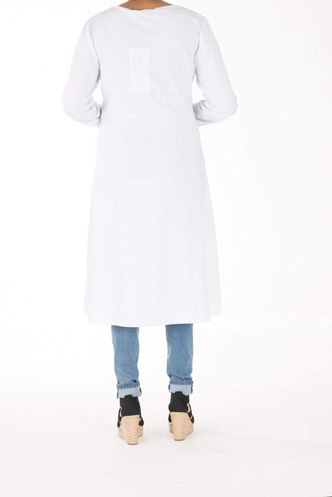 White Midi dress Kabayare