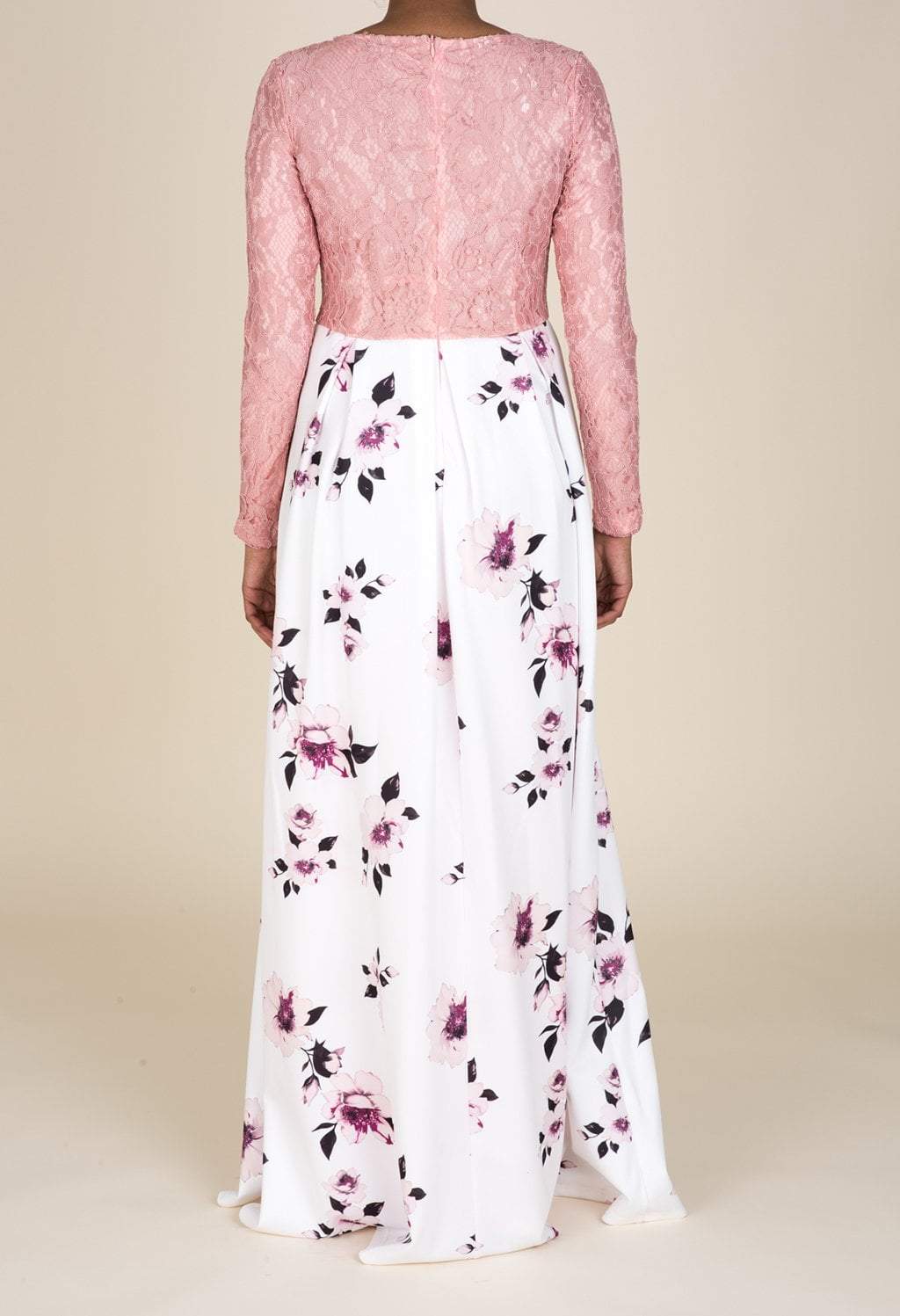 White Mixed Love Maxi Dress Kabayare