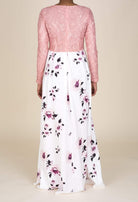 White Mixed Love Maxi Dress Kabayare