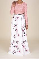 White Mixed Love Maxi Dress Kabayare