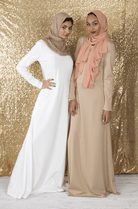 White Modern Cut Dress Kabayare