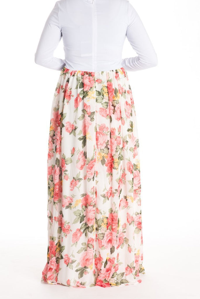 White Summer Blossom DRESS Kabayare