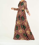 yasmine long sleeve maxi dress Kabayare