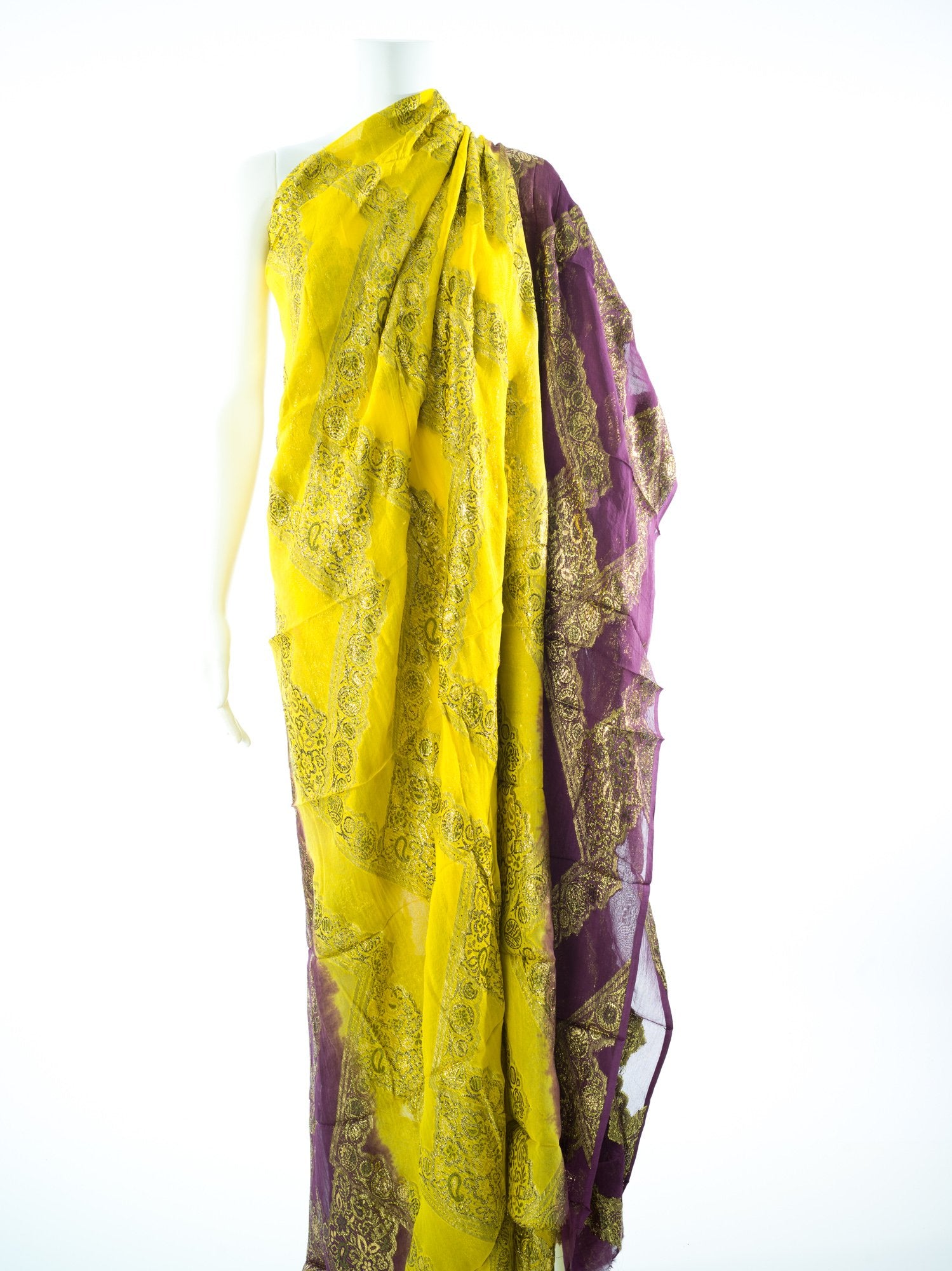 Yellow and purple Francesawi inspired Dirac set Kabayare