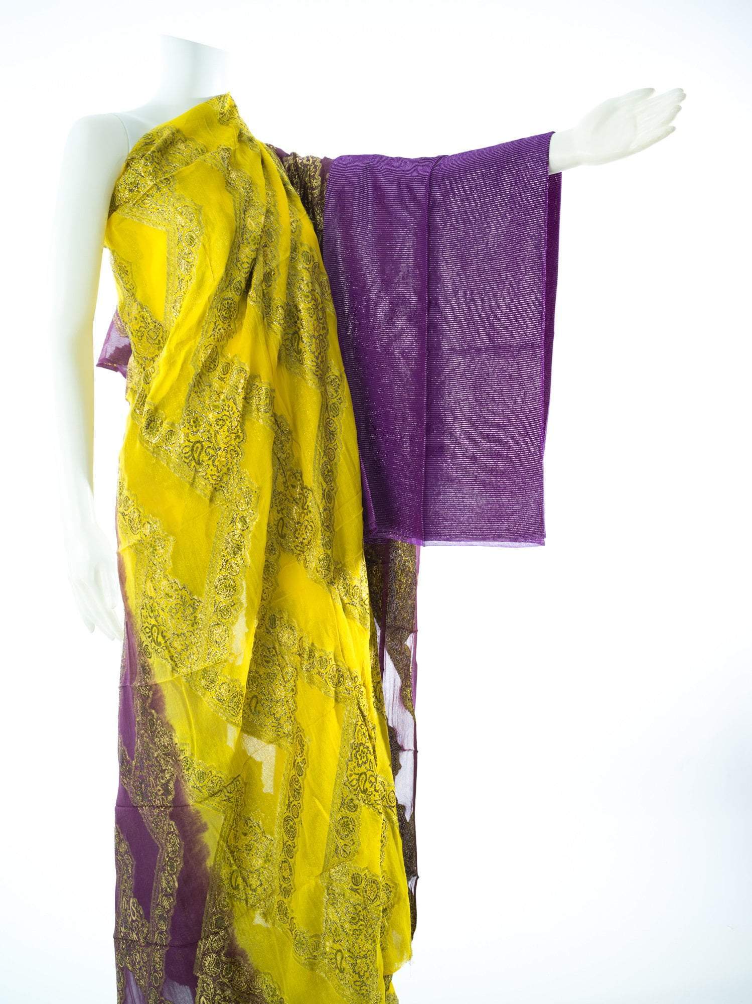 Yellow and purple Francesawi inspired Dirac set Kabayare