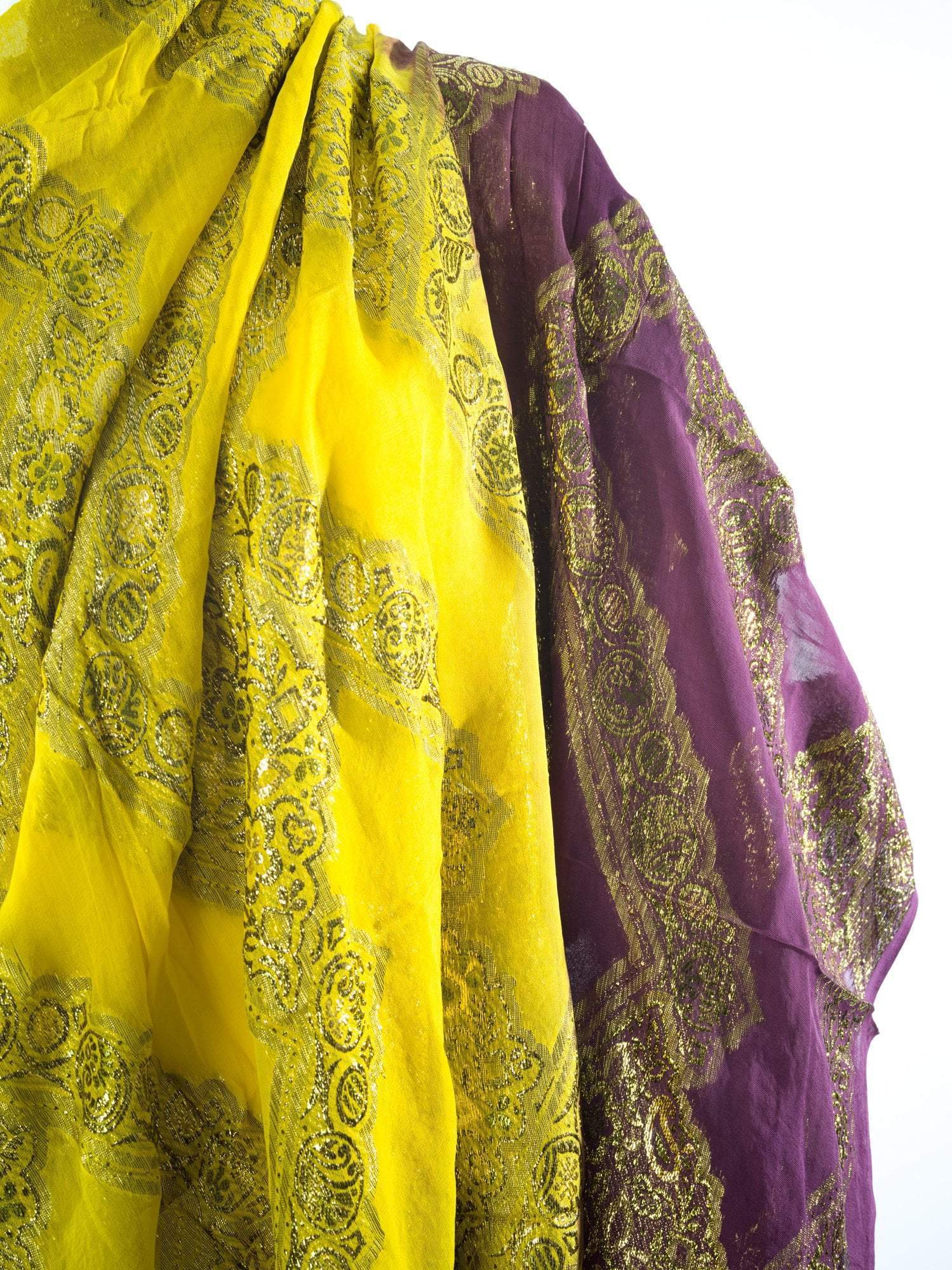 Yellow and purple Francesawi inspired Dirac set Kabayare