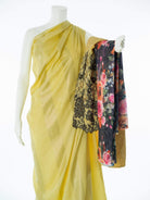Yellow Goden saree Dirac sets - Kabayare Fashion (5667565011093)