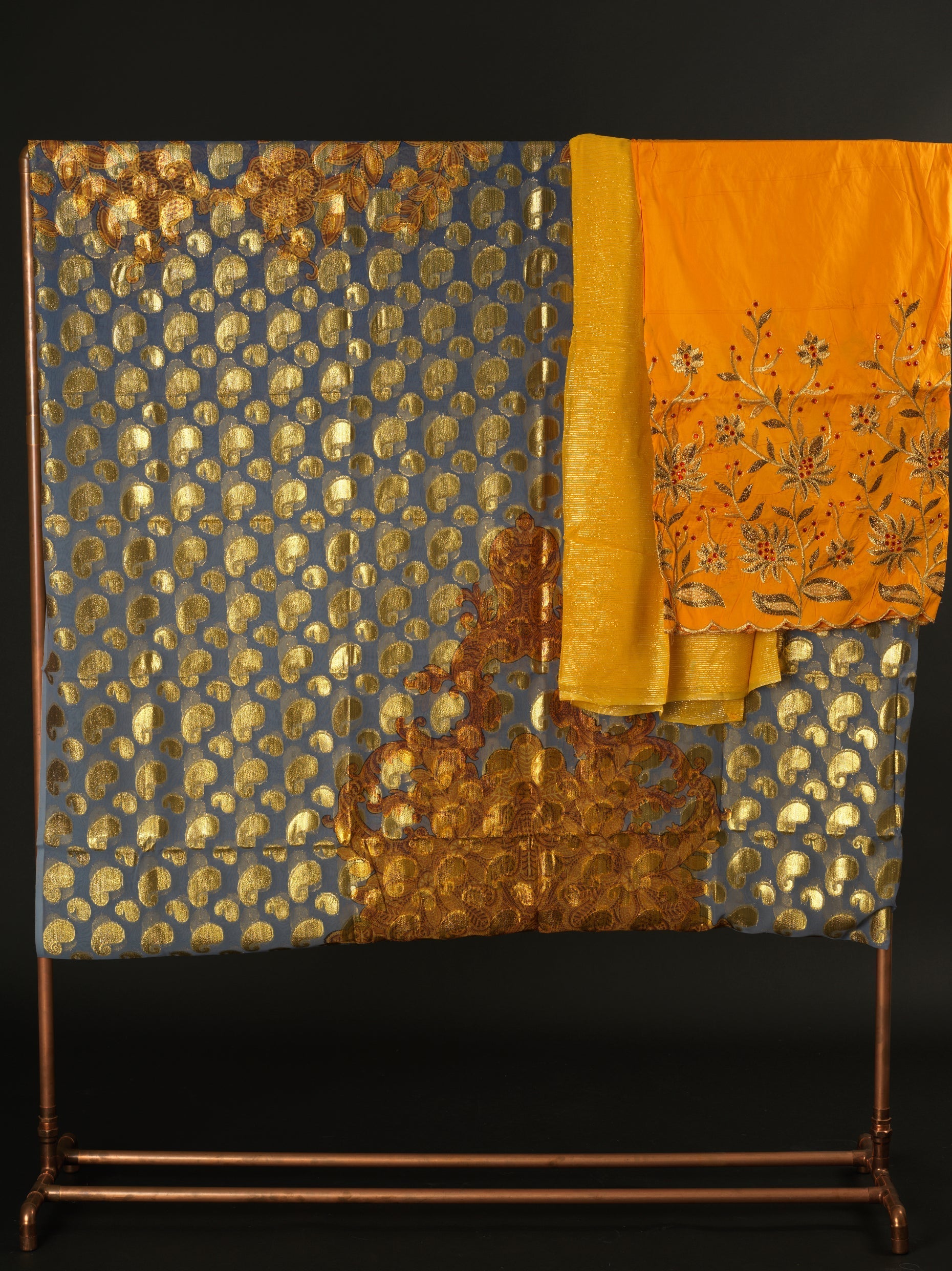 yellow Golden waves Fransawi inspired KF