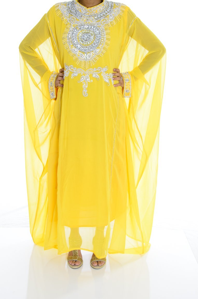 Yellow Kaftan Jilabiya Thobe Kabayare