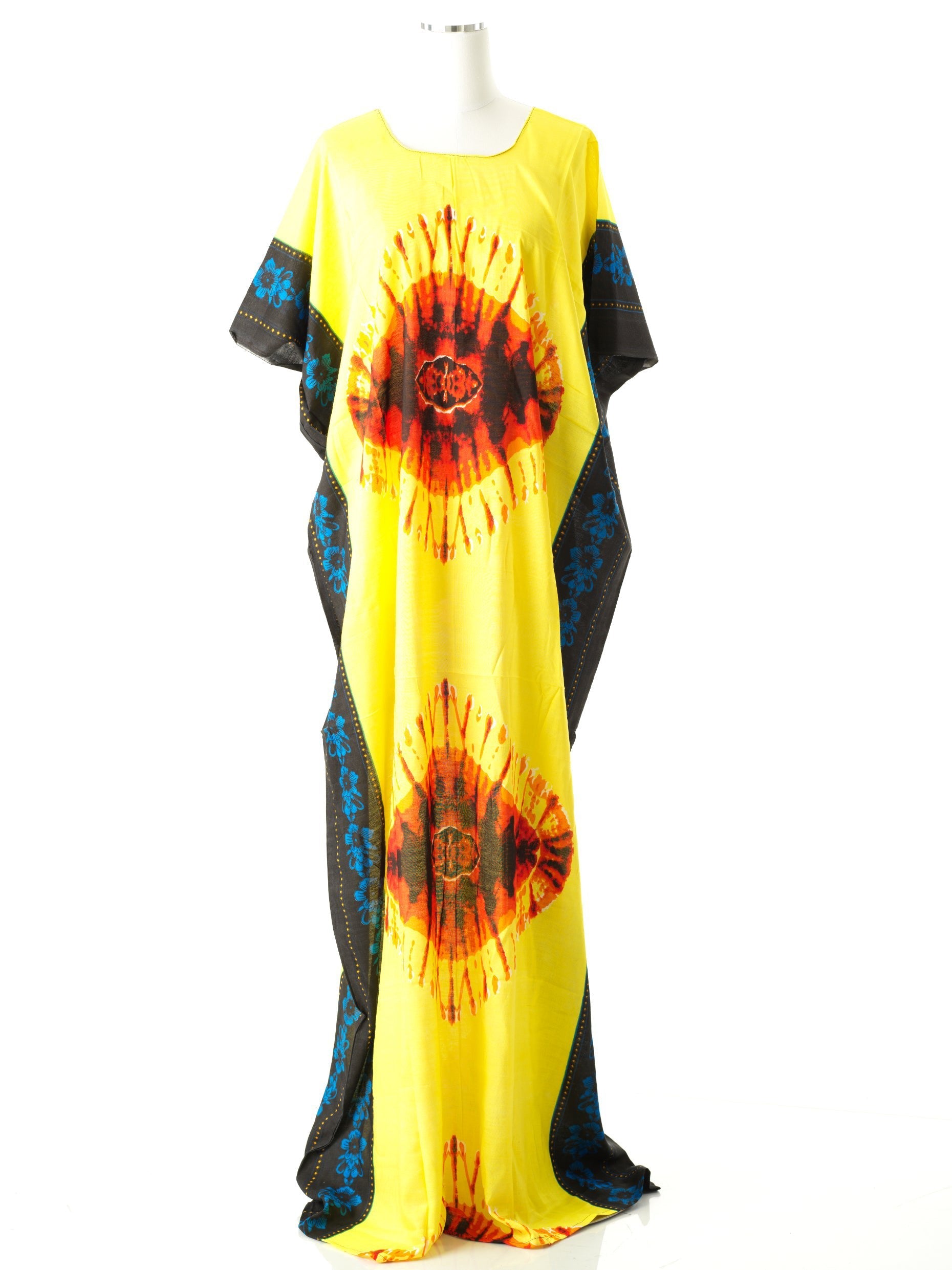 Yellow Volcano Vibes bati dress Kabayare