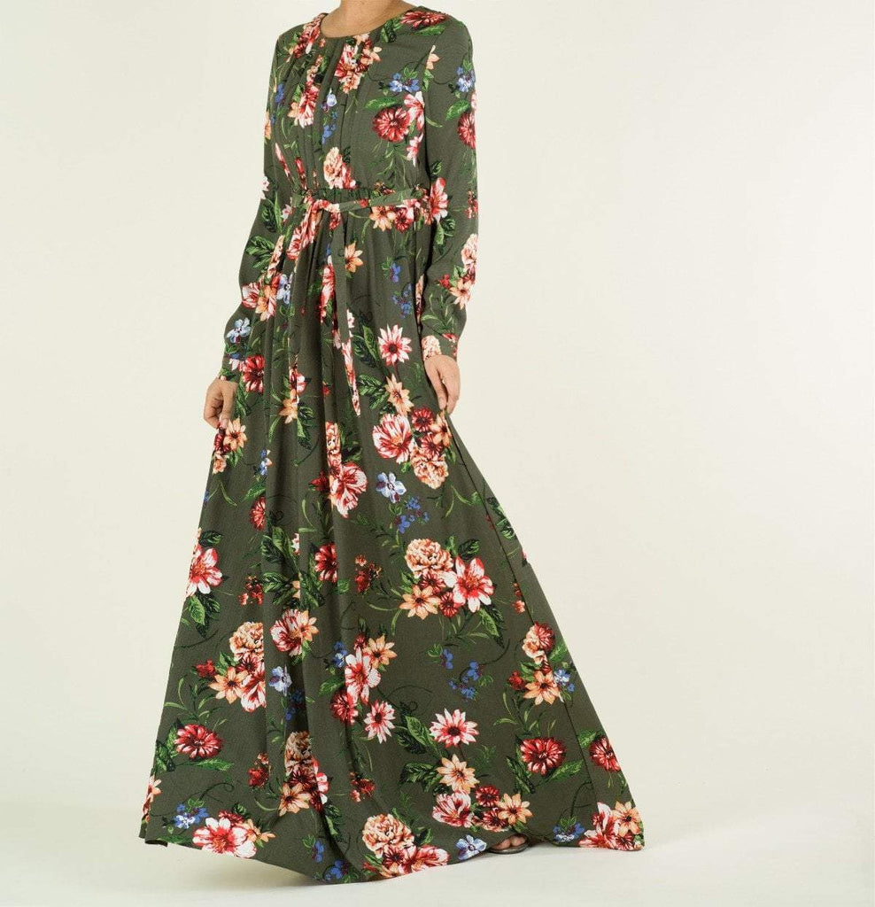 Zaara  long sleeve maxi dress Kabayare