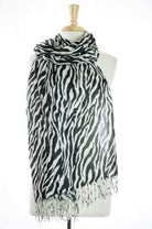Zebra Acrylic Scarf Pashimina Kabayare
