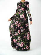 zinnia floral Maxi dress Kabayare