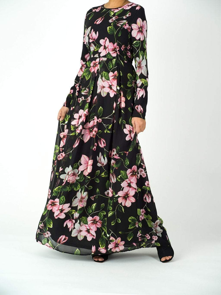 zinnia floral Maxi dress - Kabayare Fashion (5319134314645)